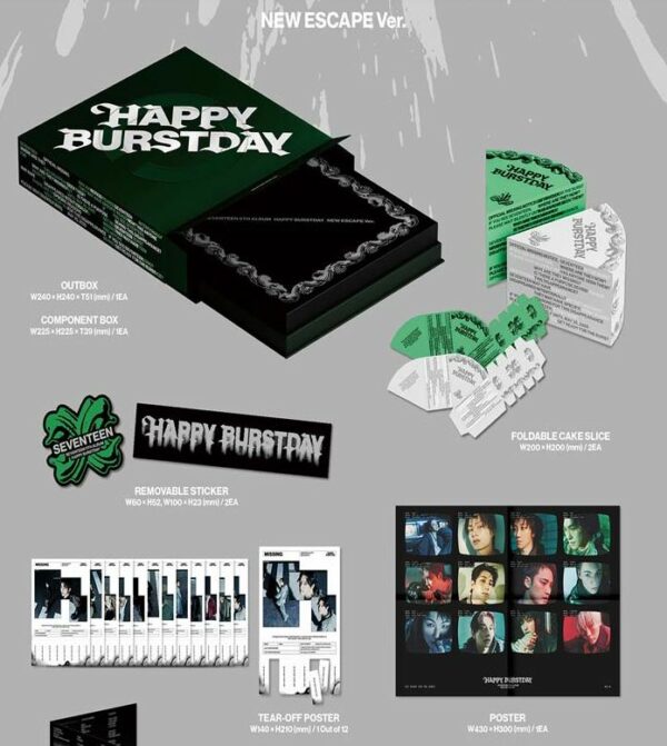 SEVENTEEN – HAPPY BURSTDAY (5th Album) - Imagen 2