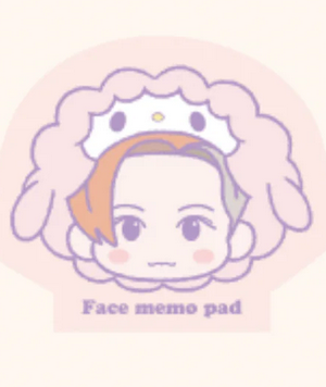 NCT x SANRIO Face Memo Pad RENJUN