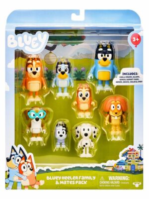 Bluey 8 pack Figuras