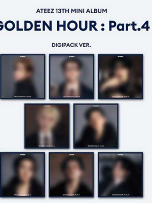 ATEEZ – 13TH MINI ALBUM [GOLDEN HOUR : Part.4] (DIGIPACK VER.)
