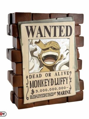 LUFFY GEAR 5 WANTED ONE PIECE HUCHA 15 CM