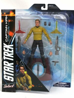 DIAMOND SELECT TOYS Star Trek Movie Select: Figura de acción del Capitán Kirk