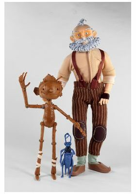 PINOCCHIO, GEPETTO & CRICKET PACK 3 FIG. 20 CM PINOCCHIO