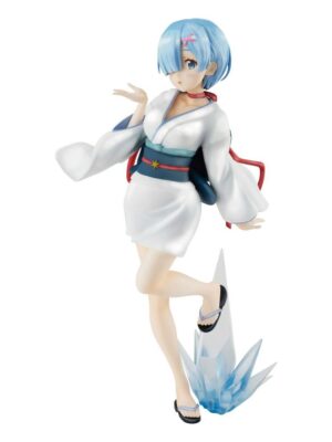 Re:ZERO SSS Estatua PVC Fairy Tale Rem Snow Girl Pearl Color Ver. 21 cm