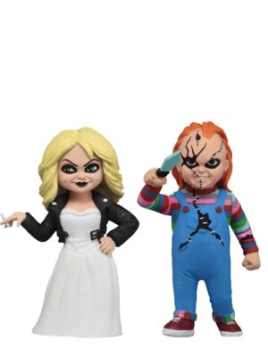 La novia de Chucky Pack de 2 Figuras Toony Terrors Chucky & Tiffany 15 cm