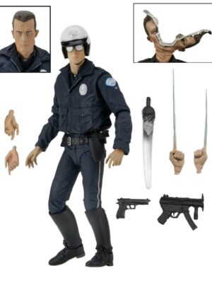 Terminator 2 Figura Ultimate T-1000 (Motorcycle Cop) 18 cm