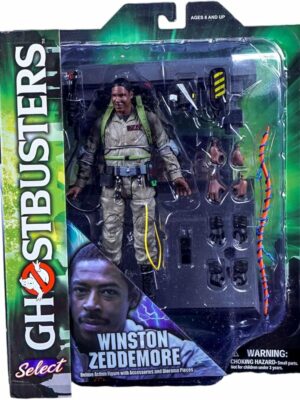 FIGURA WINSTON ZEDDERMORE CAZAFANTASMAS MARVEL SELECT