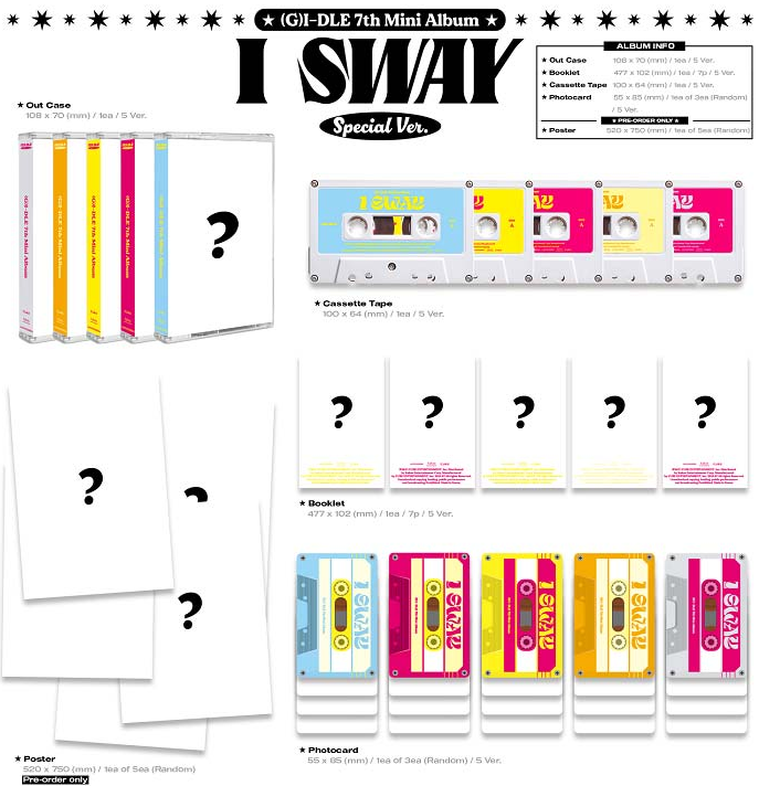 (G)I-DLE 7th Mini Album – I SWAY (Special Ver.) (5 Version Set) - Imagen 3
