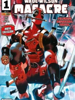 Wade Wilson Masacre nº 1 - Sombras del mañana PANINI - portada Simone di Meo