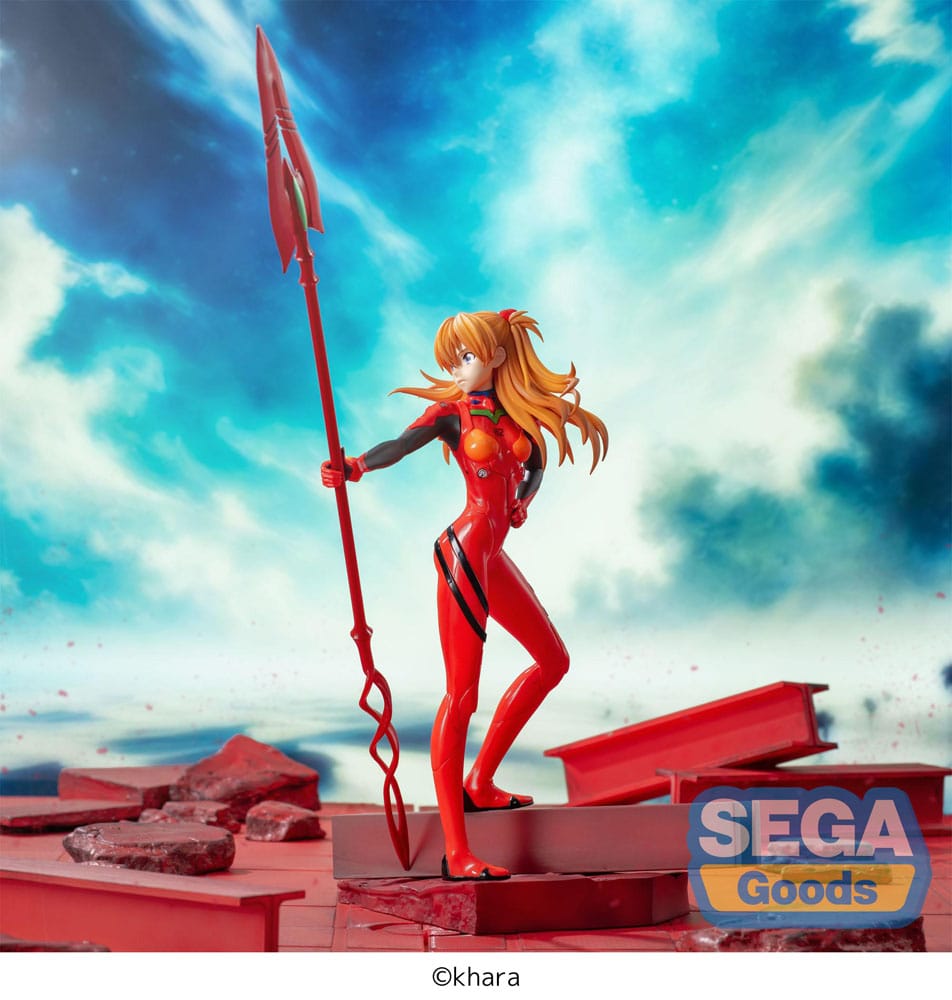 Evangelion: 3.0+1.0 Thrice Upon a Time Estatua Luminasta PVC Asuka Shikinami Langley x Spear of Longinus 20 cm - Imagen 2